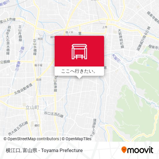 横江口地図