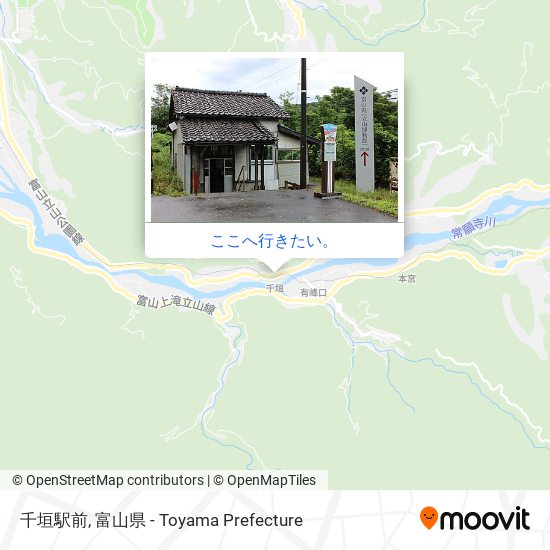 千垣駅前地図