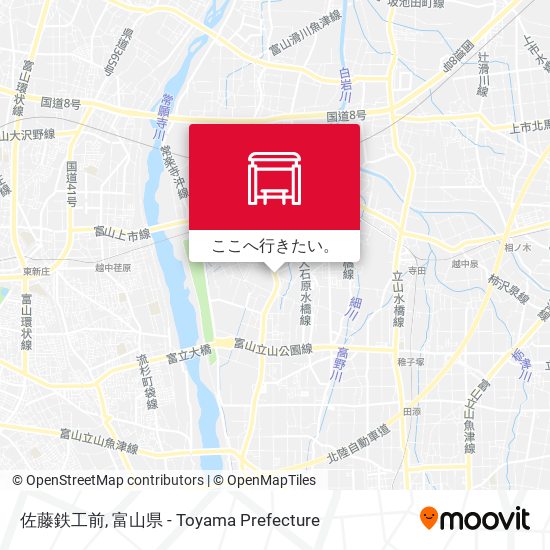 佐藤鉄工前地図