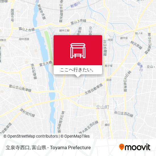 立泉寺西口地図
