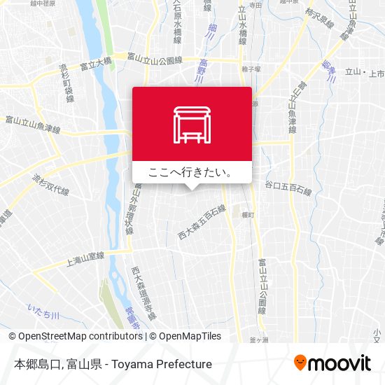 本郷島口地図