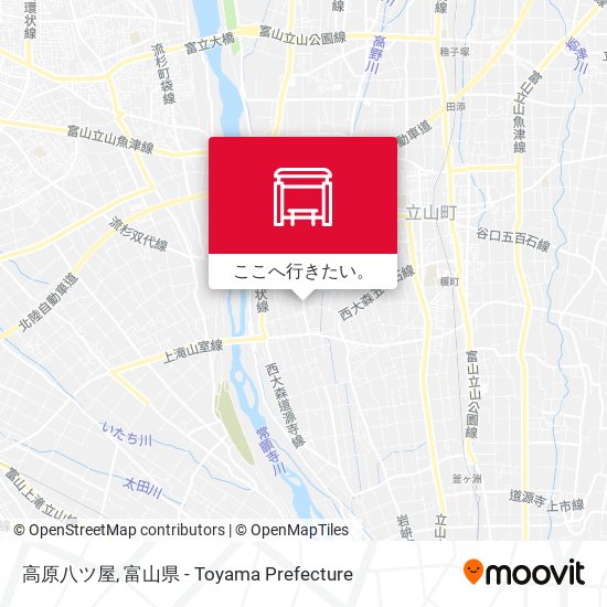 高原八ツ屋地図