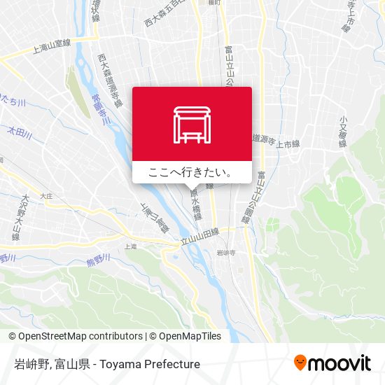 岩峅野地図