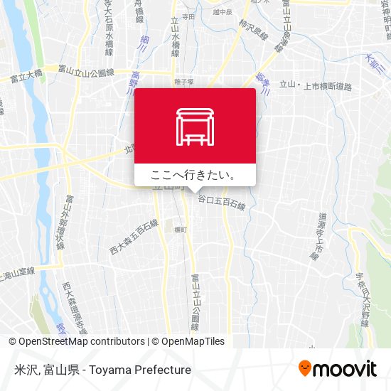 米沢地図