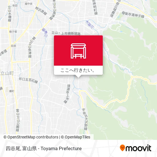 四谷尾地図