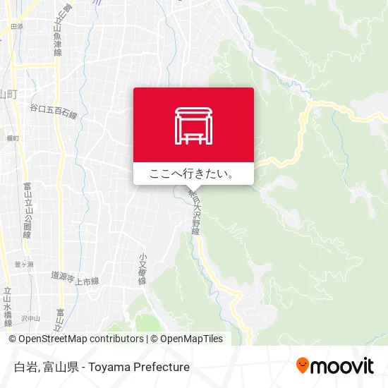 白岩地図