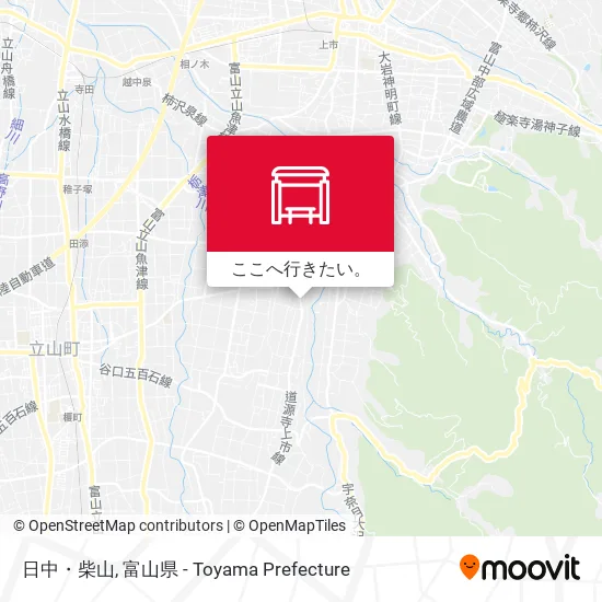 日中・柴山地図