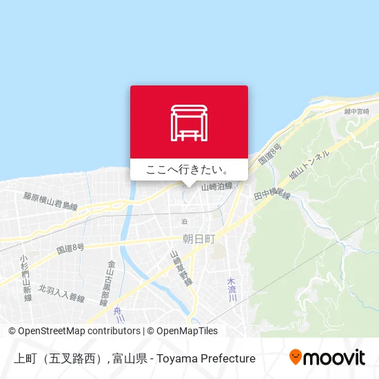 上町（五叉路西）地図