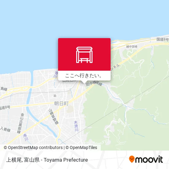 上横尾地図