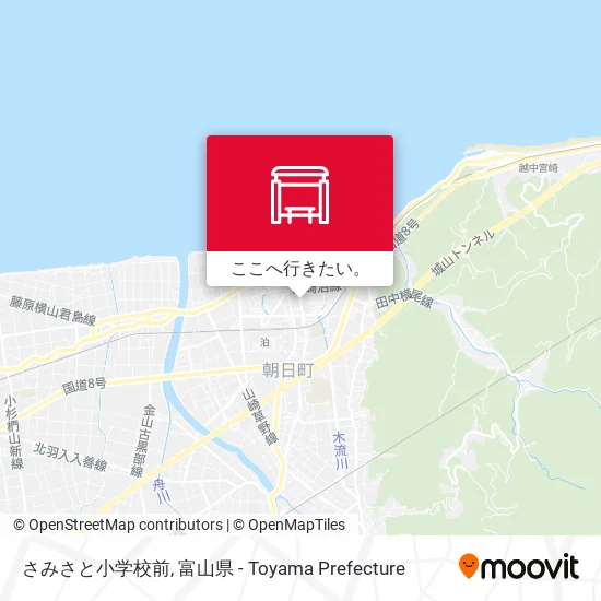 さみさと小学校前地図