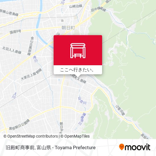 旧殿町商事前地図