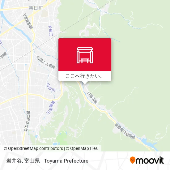岩井谷地図