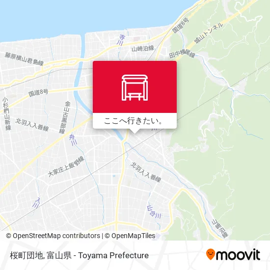 桜町団地地図