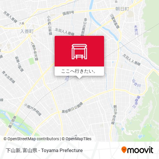 下山新地図