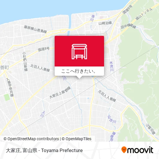 大家庄地図