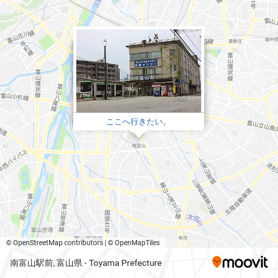 南富山駅前地図