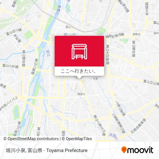 堀川小泉地図