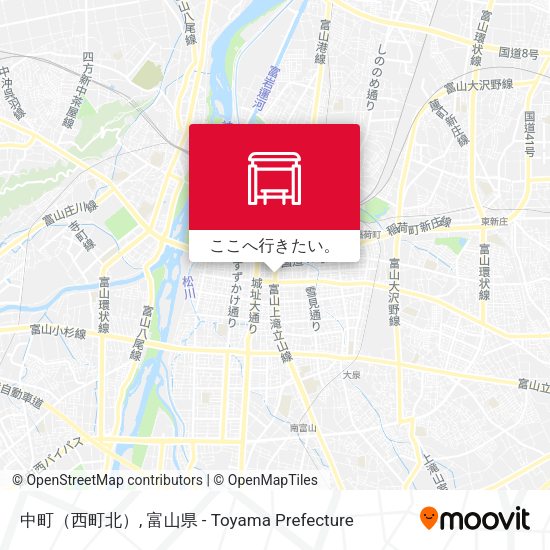 中町（西町北）地図