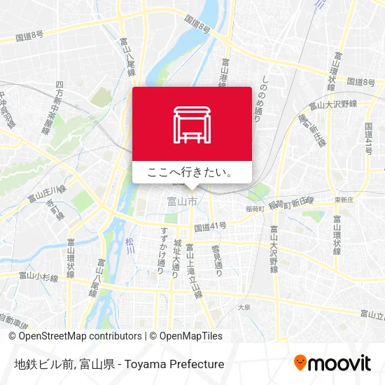 地鉄ビル前地図