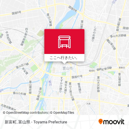 新富町地図