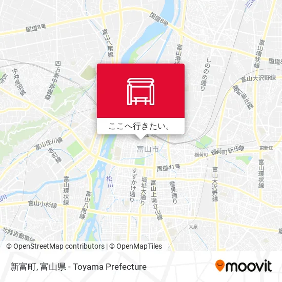 新富町地図