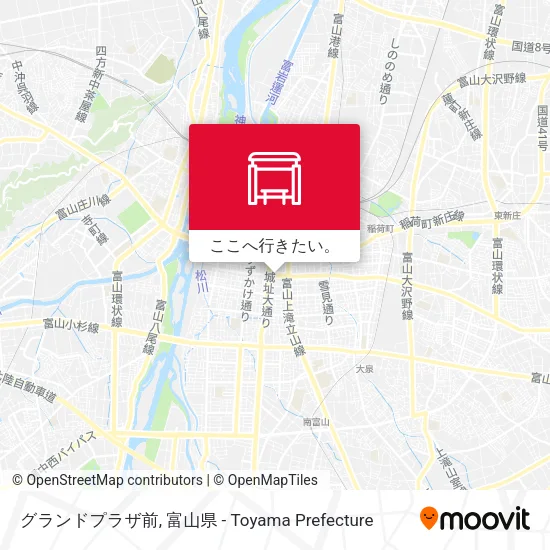 グランドプラザ前地図