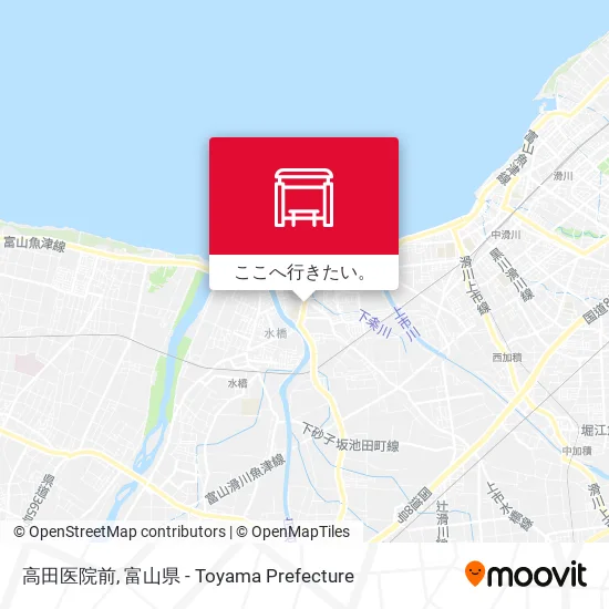 高田医院前地図