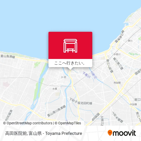 高田医院前地図