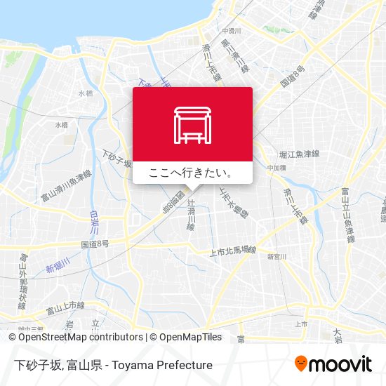 下砂子坂地図