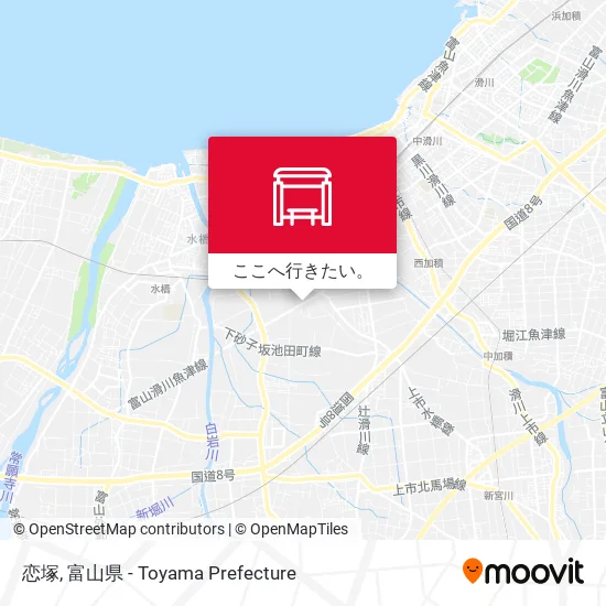 恋塚地図