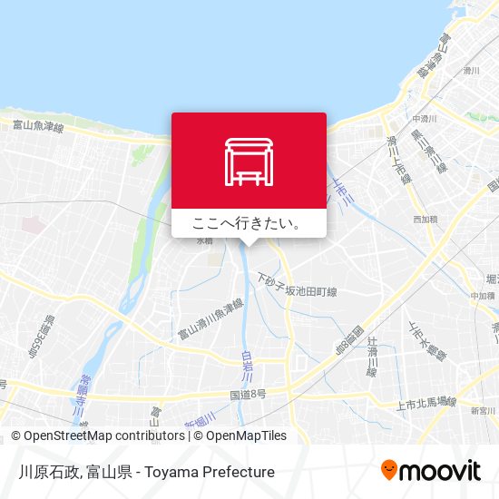 川原石政地図