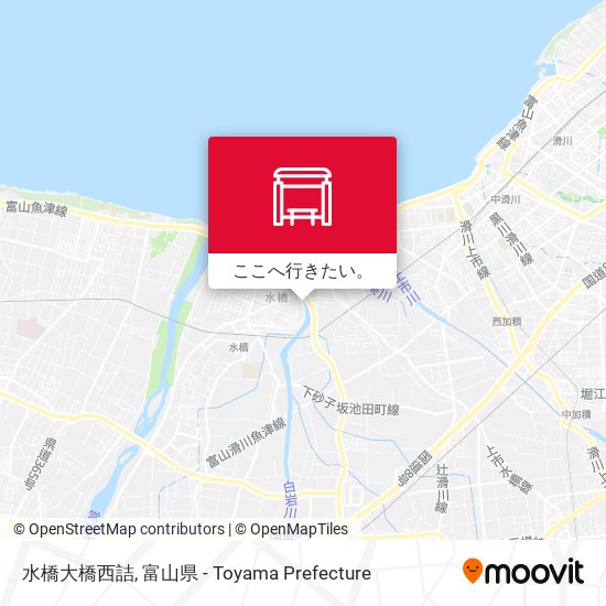 水橋大橋西詰地図