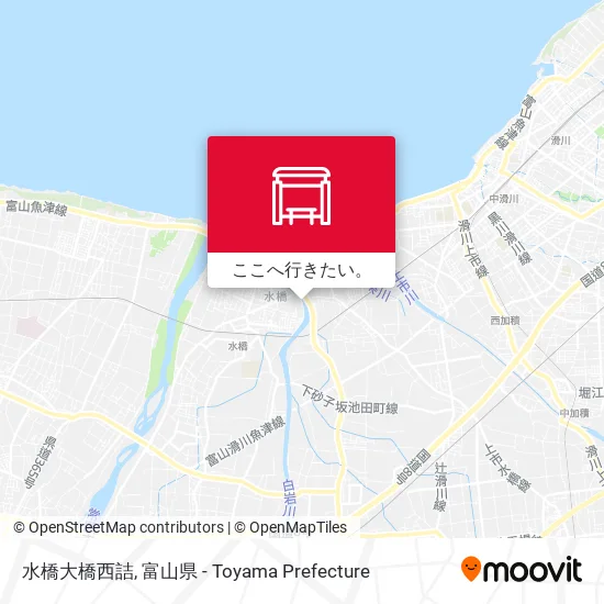 水橋大橋西詰地図