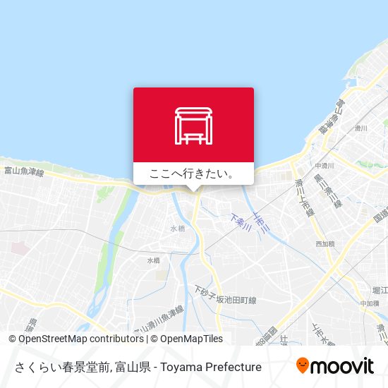 さくらい春景堂前地図