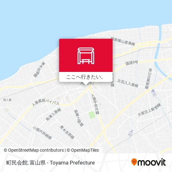 町民会館地図