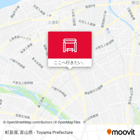 町新屋地図