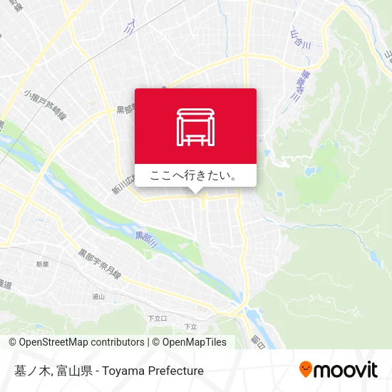 墓ノ木地図