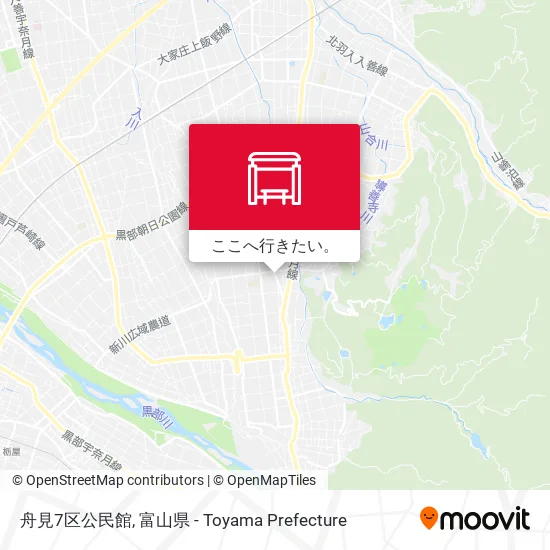 舟見7区公民館地図