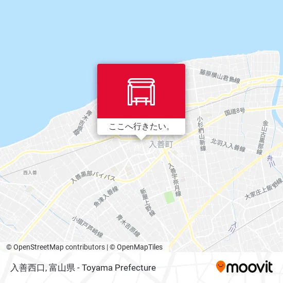入善西口地図