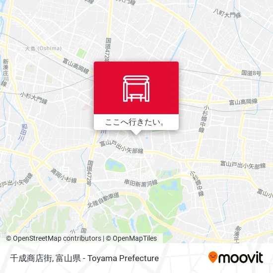 千成商店街地図