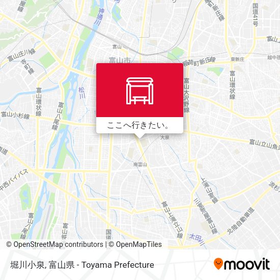堀川小泉地図