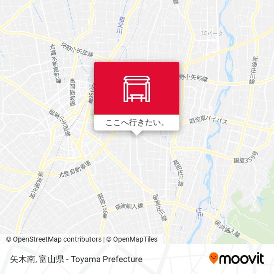 矢木南地図