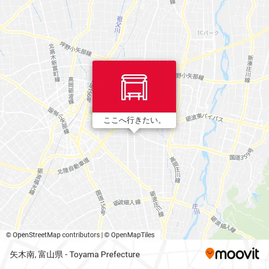 矢木南地図