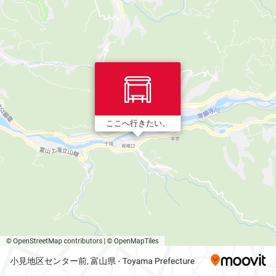 小見地区センター前地図