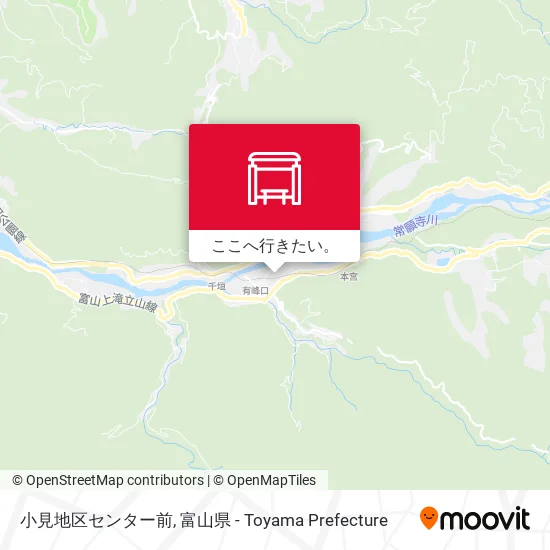 小見地区センター前地図