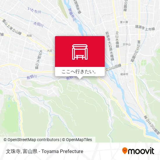 文珠寺地図