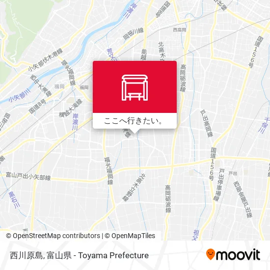 西川原島地図