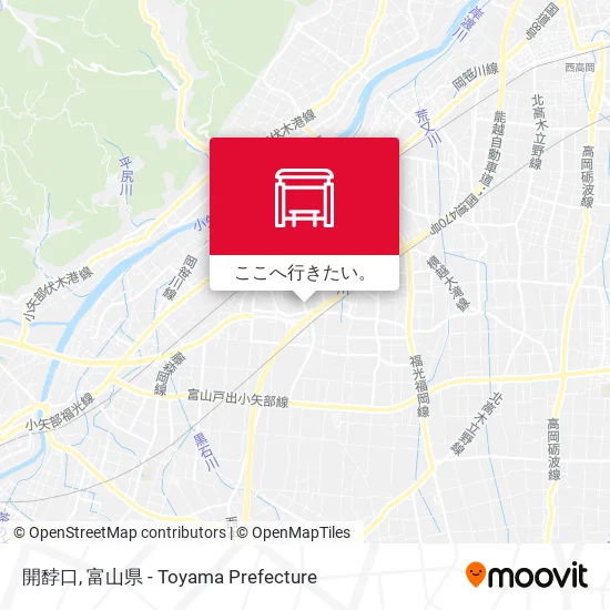 開馞口地図