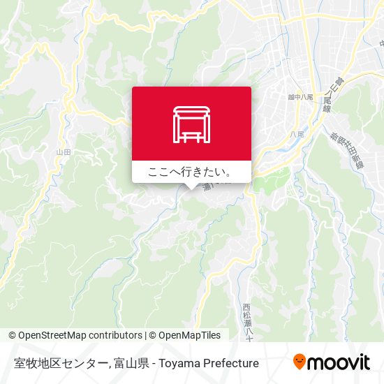 室牧地区センター地図