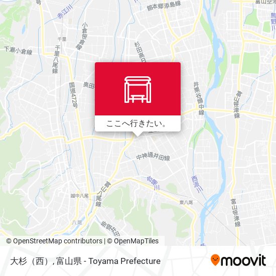大杉（西）地図